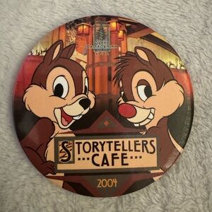 Disney Storytellers Cafe 2004 Chip 'n' Dale Decorative Button